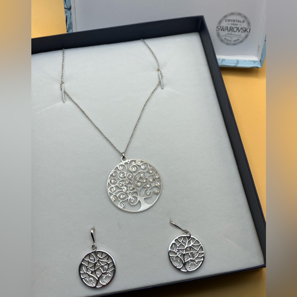 Oliver Weber Swarovski Tree of Life Necklace
